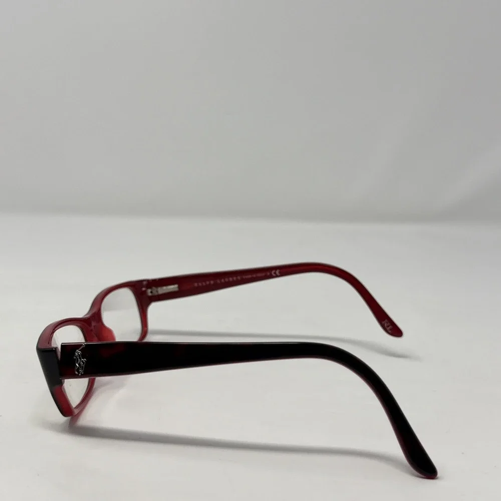 RALPH LAUREN RL6058 5255 Italy Tortoise/Red‎ Eyeglasses Frame 51-16-135 mm